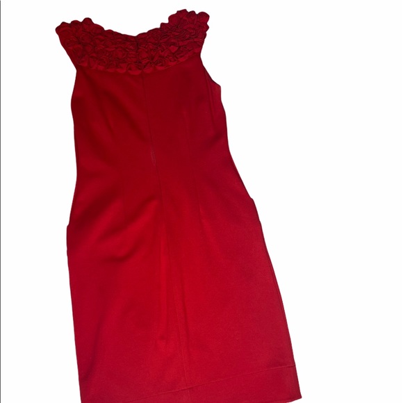 Taylor Red Dress, size 2 - Picture 4 of 4